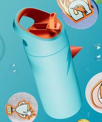 Rookie Stainless Steel Water Bottle - Blue