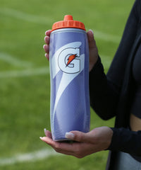 Insulated Squeeze Water Bottle - Purple