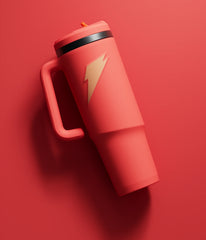 Crossover Stainless Steel Tumbler - Coral