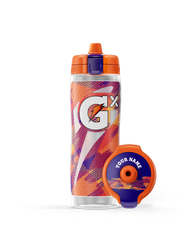 Gx Patterned Water Bottle - Clear - Glitched Berry