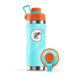 Gx Stainless Steel Bottle - Neon Blue