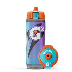 Gx Patterned Water Bottle - Shadow - Green